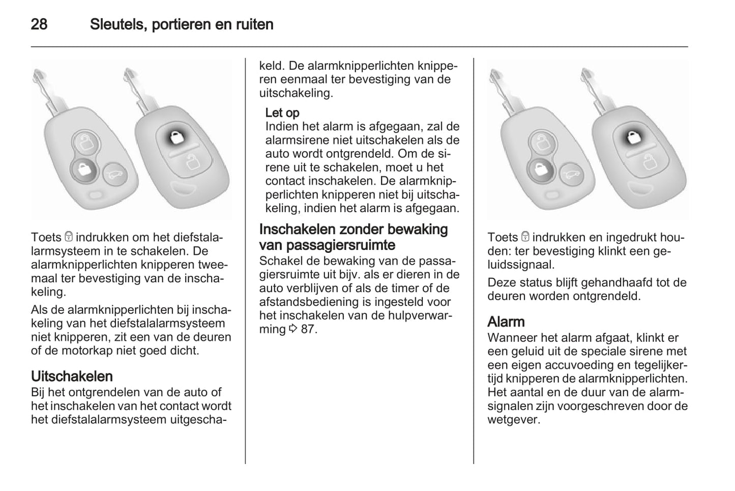 2013 Opel Vivaro Owner's Manual | Dutch