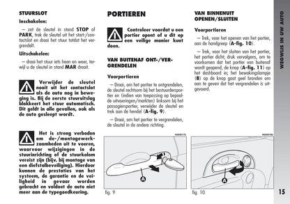 2003-2010 Alfa Romeo GT Owner's Manual | Dutch