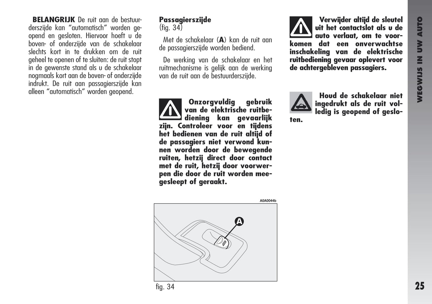 2003-2010 Alfa Romeo GT Owner's Manual | Dutch