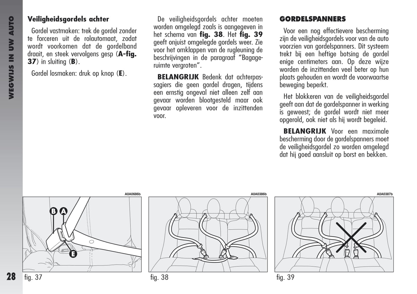 2003-2010 Alfa Romeo GT Owner's Manual | Dutch