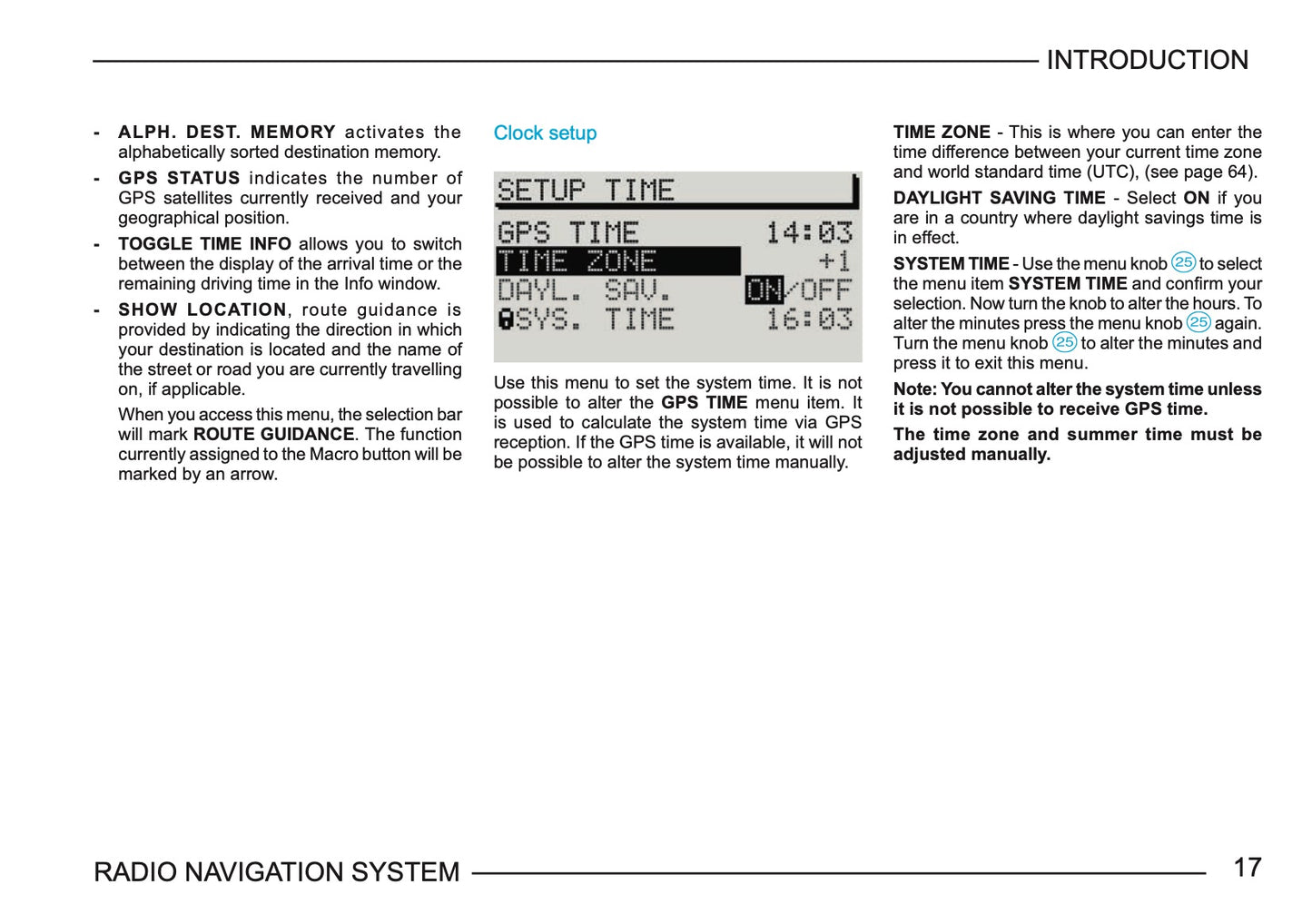 Skoda Radio Navigation System Bedienungsanleitung 2003