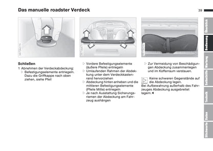 1997-1998 BMW Z3/Z3 M Owner's Manual | German