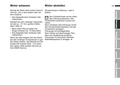 1997-1998 BMW Z3/Z3 M Owner's Manual | German