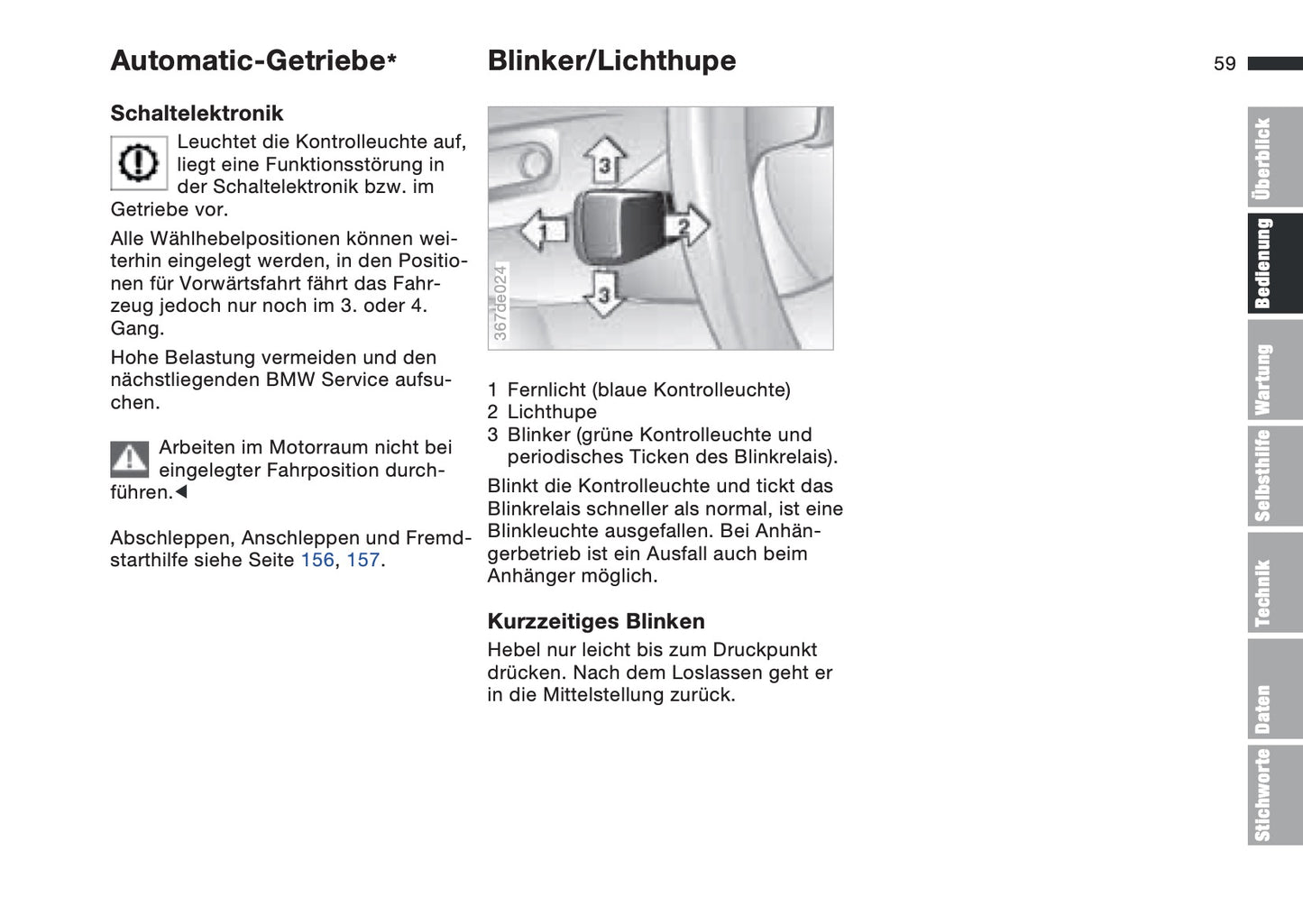 1997-1998 BMW Z3/Z3 M Owner's Manual | German