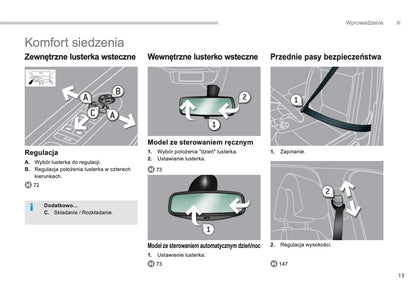 2013-2014 Peugeot 3008 HYbrid4 Bedienungsanleitung | Polnisch