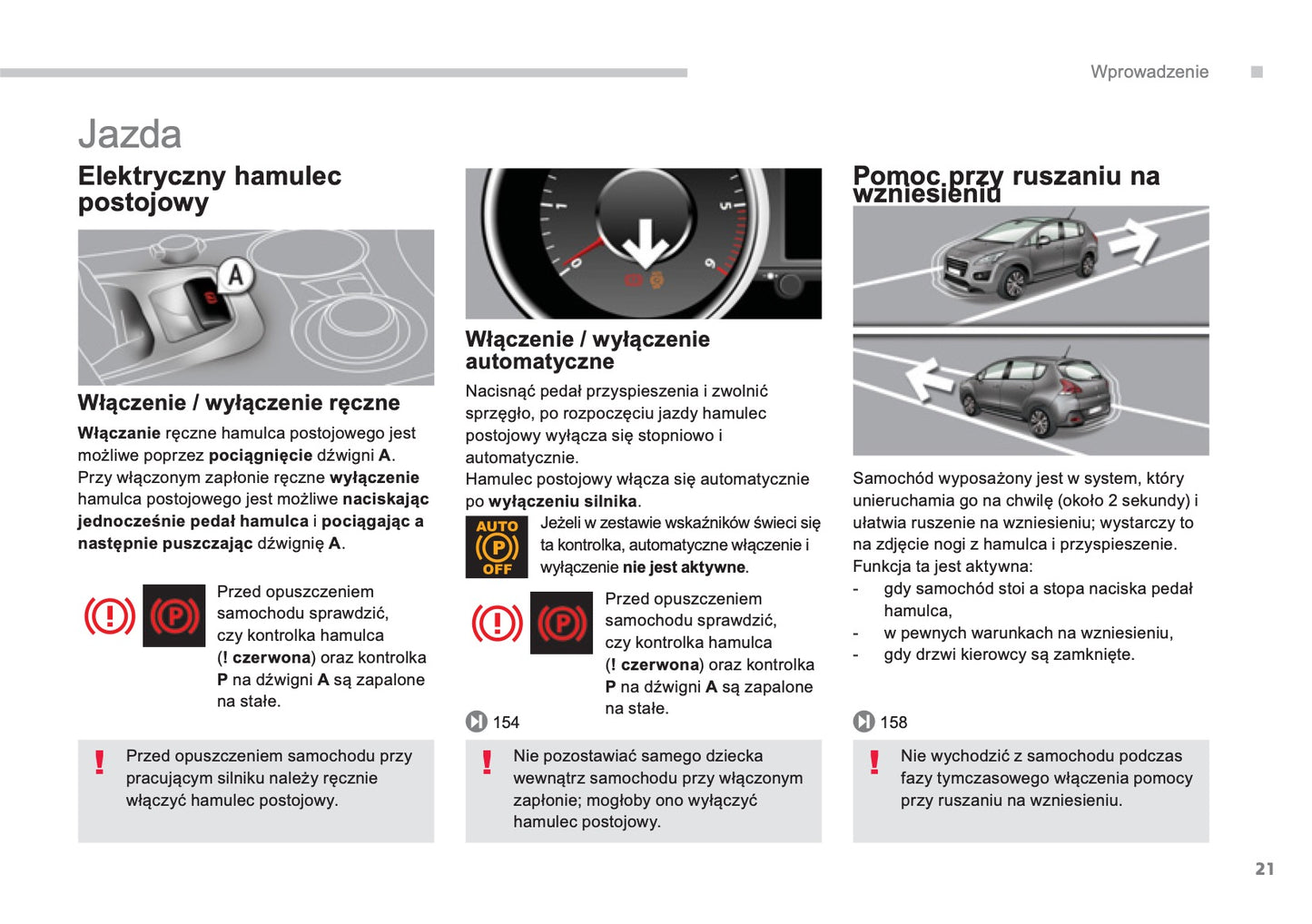 2013-2014 Peugeot 3008 HYbrid4 Bedienungsanleitung | Polnisch