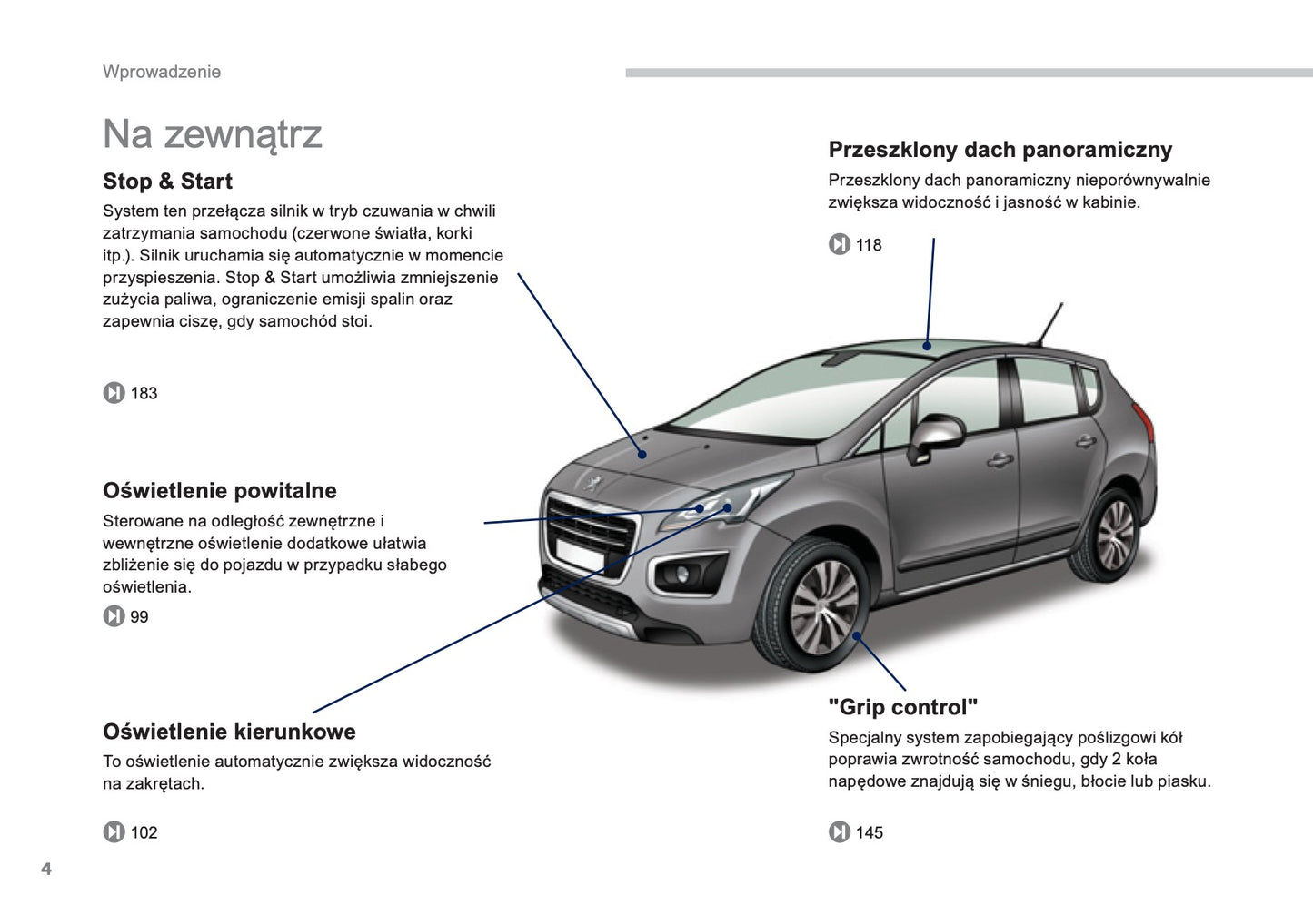 2013-2014 Peugeot 3008 HYbrid4 Bedienungsanleitung | Polnisch