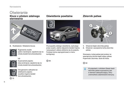 2013-2014 Peugeot 3008 HYbrid4 Bedienungsanleitung | Polnisch