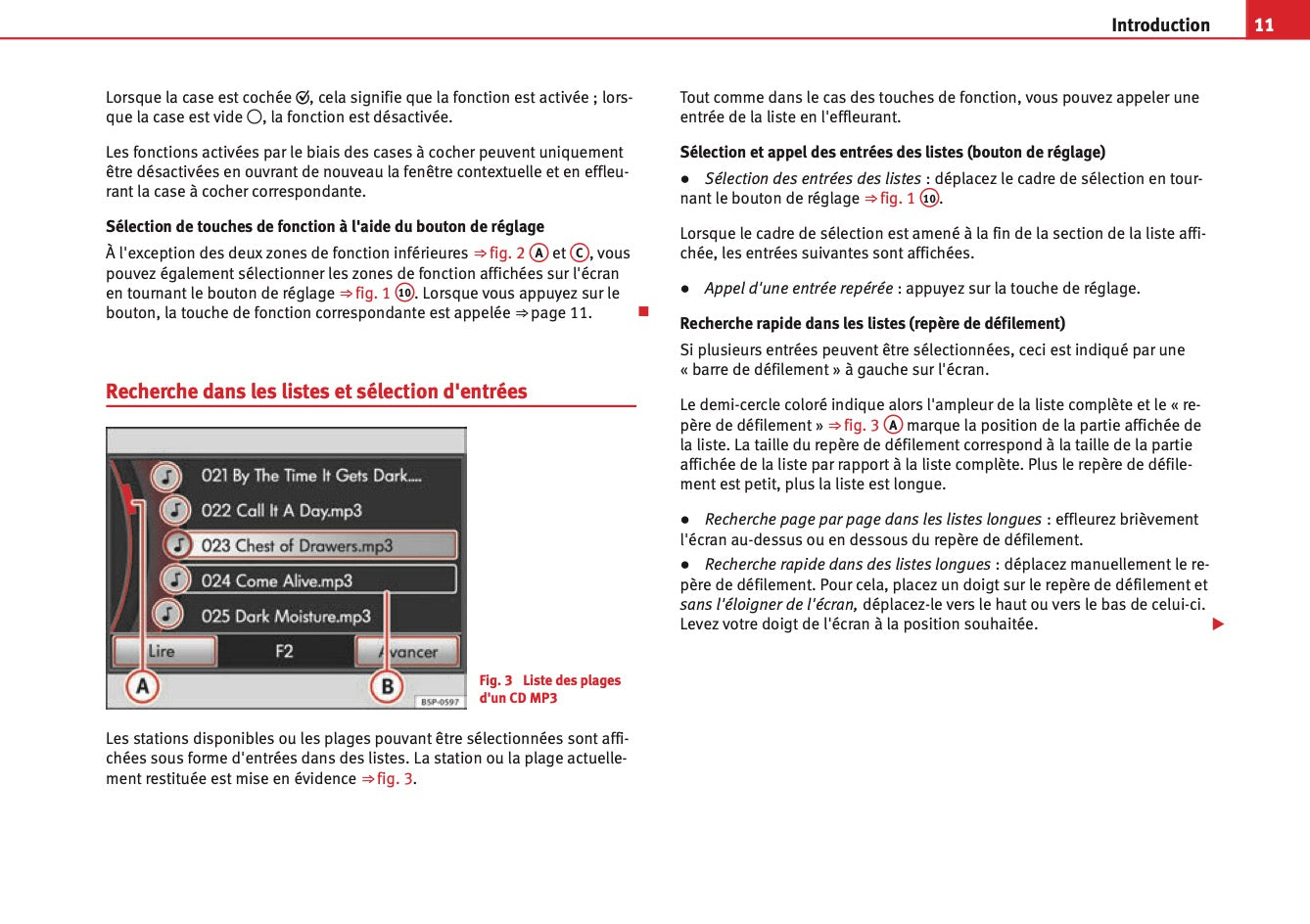 Seat Media System 2.2 Guide d’instructions