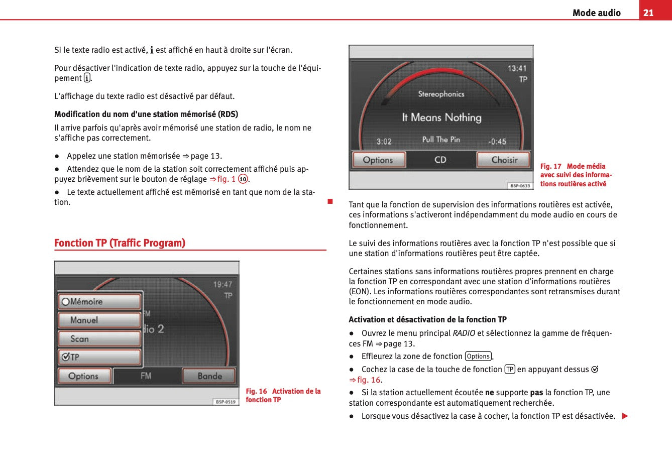 Seat Media System 2.2 Guide d’instructions