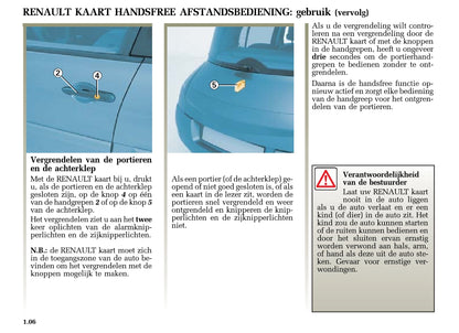 2004-2005 Renault Mégane Bedienungsanleitung | Niederländisch