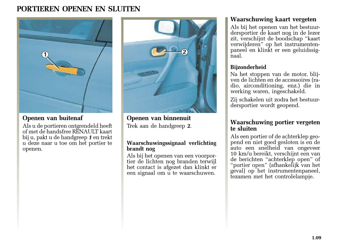 2004-2005 Renault Mégane Bedienungsanleitung | Niederländisch