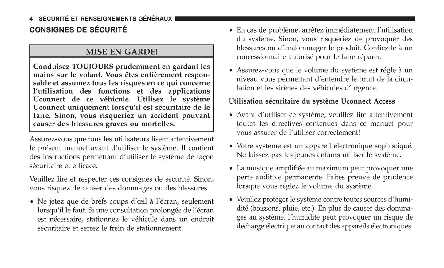 Jeep System Uconnect 3C3C Guide d'utilisation 2018