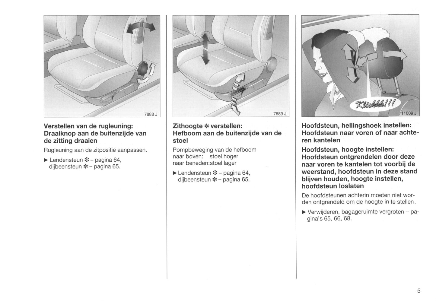 1995-1999 Opel Vectra Owner's Manual | Dutch