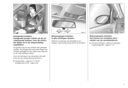 1995-1999 Opel Vectra Owner's Manual | Dutch