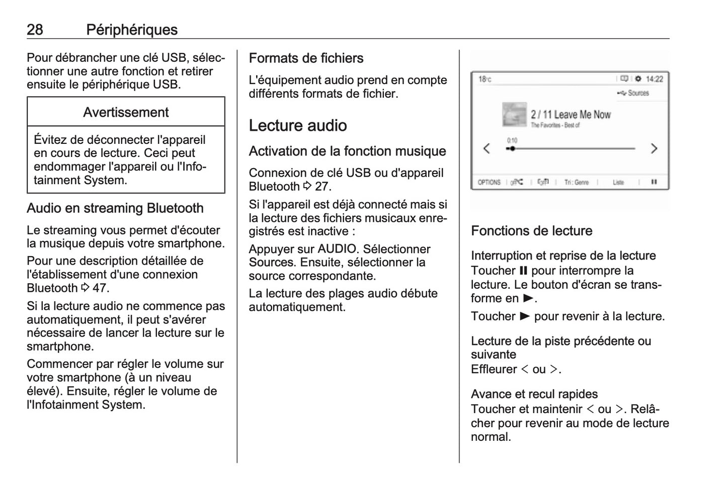 Opel Grandland X Guide de l'Infotainment 2017 - 2020