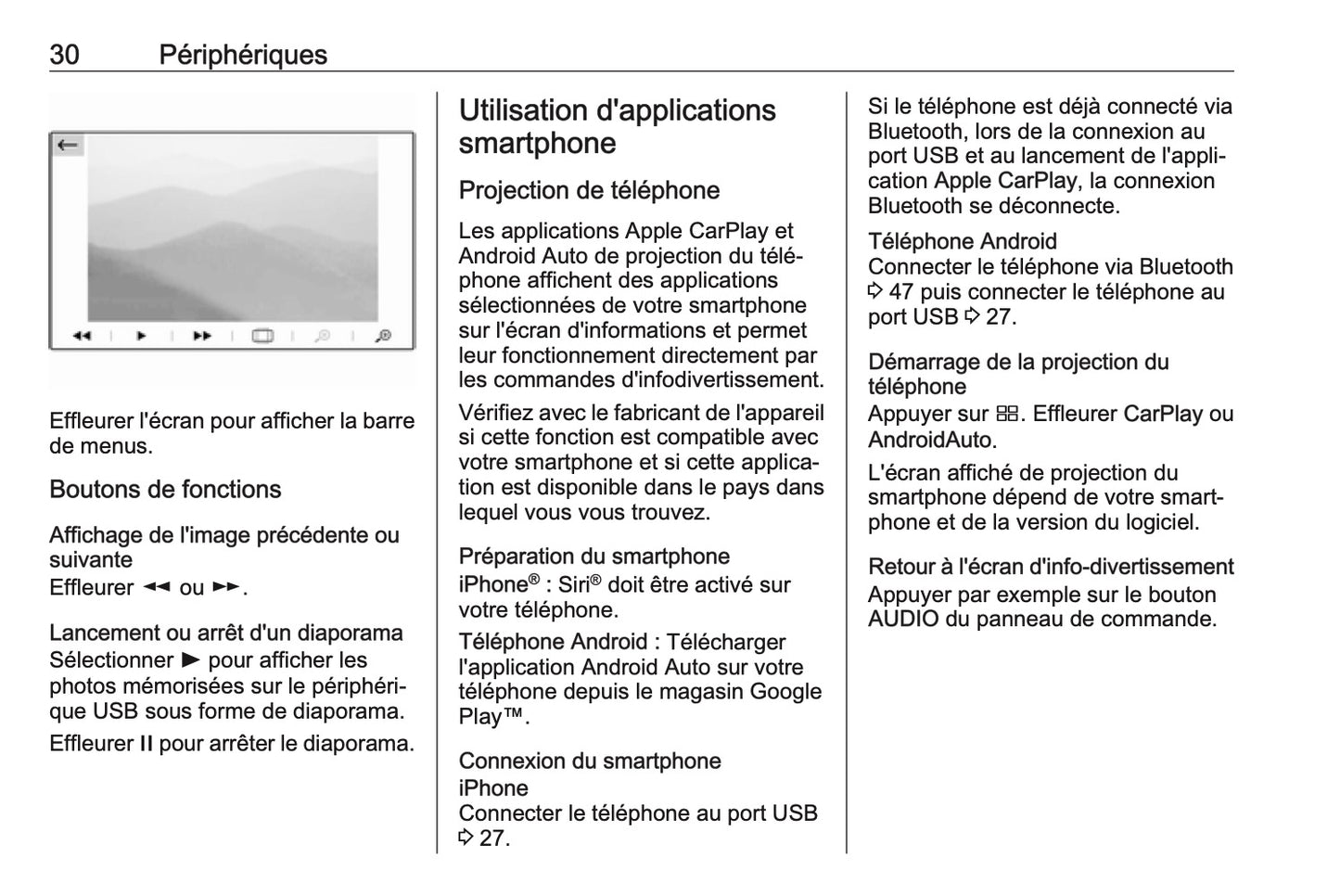 Opel Grandland X Guide de l'Infotainment 2017 - 2020