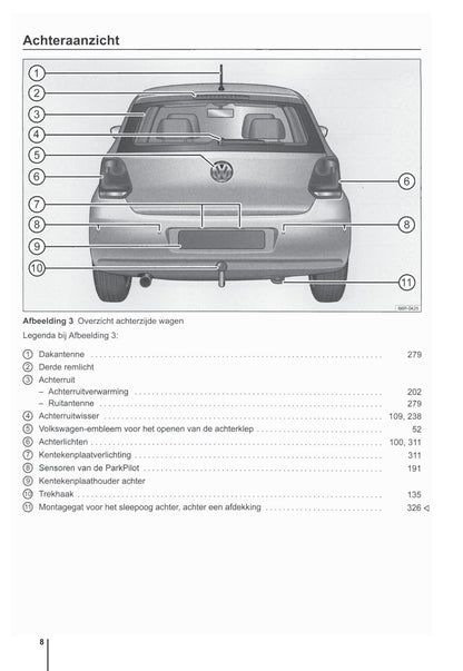 2009-2014 Volkswagen Polo Bedienungsanleitung | Niederländisch