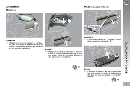2012-2013 Peugeot 3008 Bedienungsanleitung | Spanisch