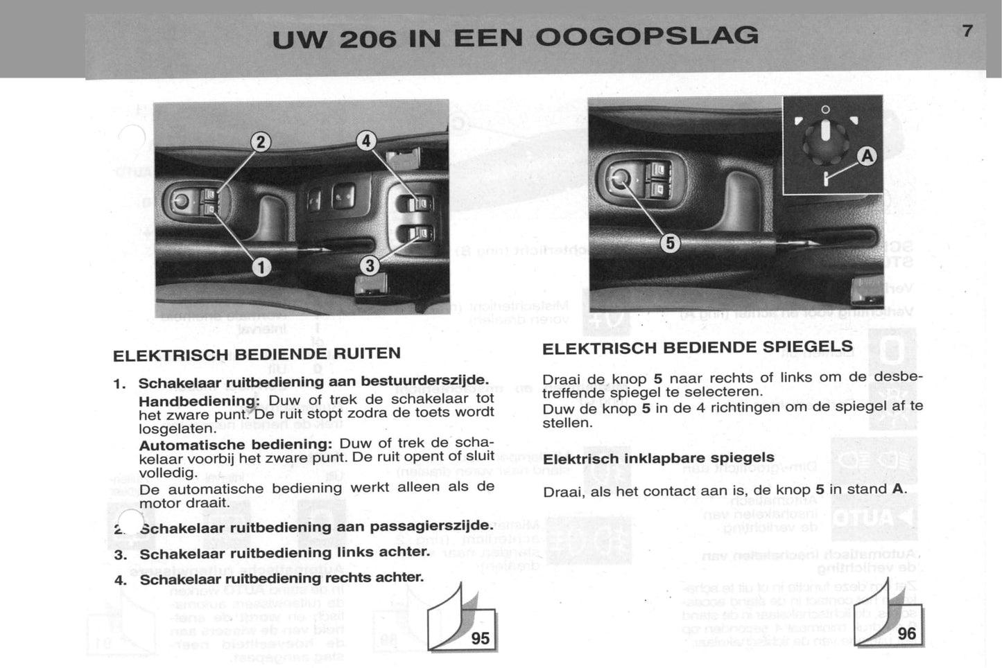 2002-2003 Peugeot 206/206 SW Owner's Manual | Dutch