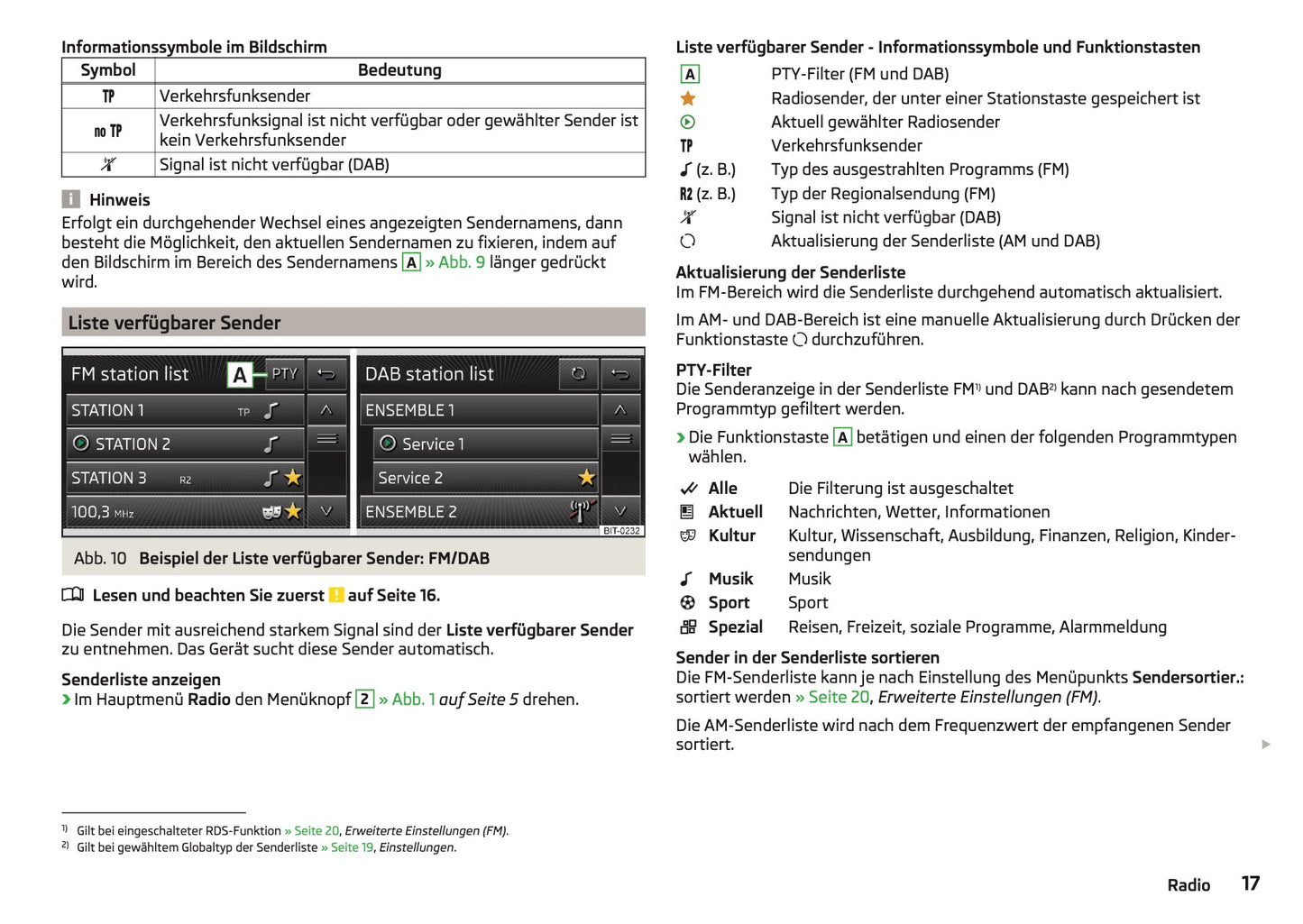 Skoda Radio Swing Infotainment Bedienungsanleitung 2014