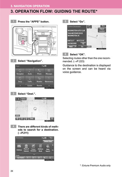 Toyota 4Runner Navigation And Multimedia System Owner's Manual 2013 - 2017