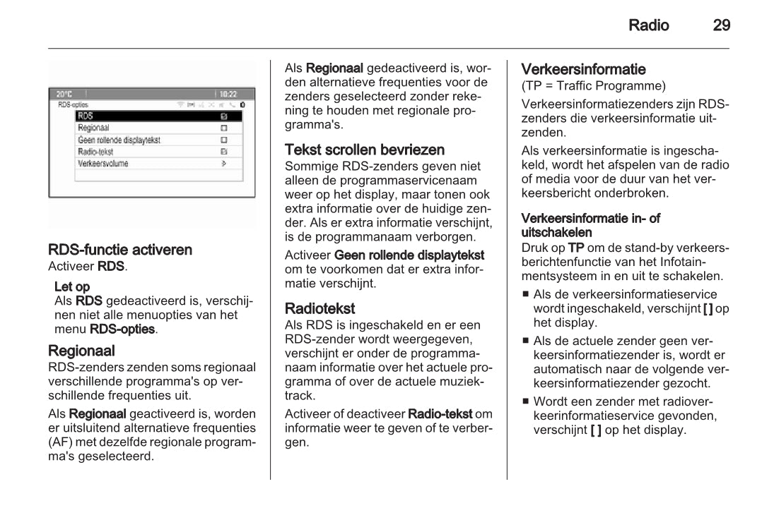Opel Mokka Infotainment System Handleiding 2012 - 2016