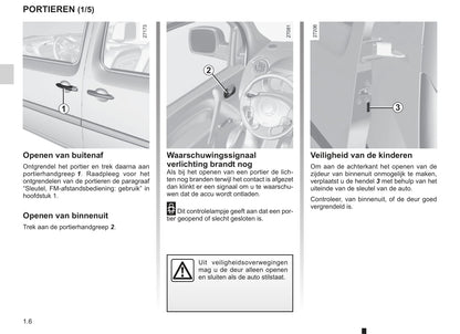 2013-2014 Renault Kangoo Bedienungsanleitung | Niederländisch