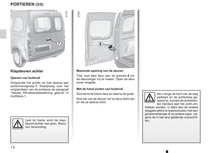 2013-2014 Renault Kangoo Bedienungsanleitung | Niederländisch