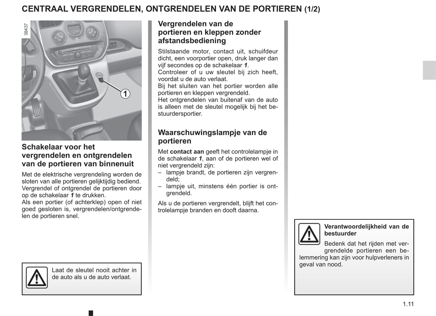 2013-2014 Renault Kangoo Bedienungsanleitung | Niederländisch