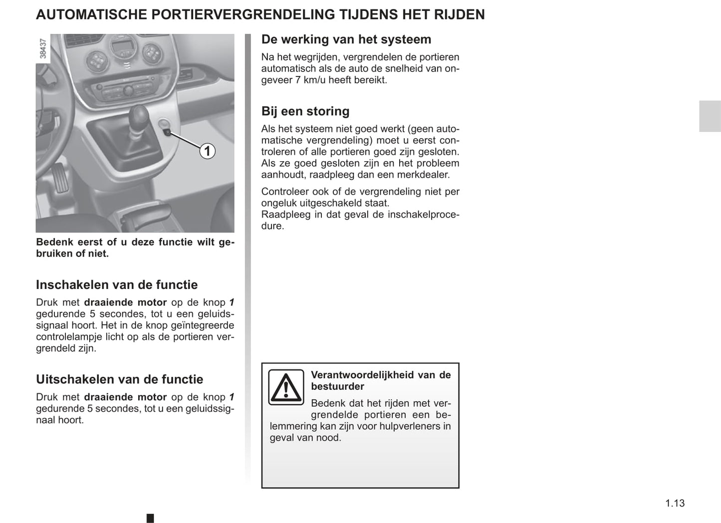 2013-2014 Renault Kangoo Bedienungsanleitung | Niederländisch