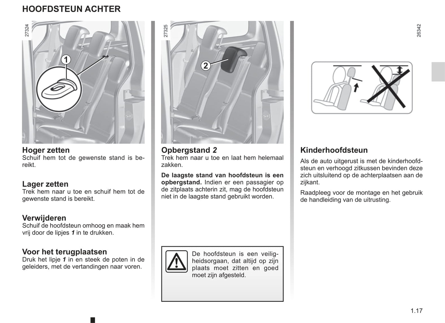 2013-2014 Renault Kangoo Bedienungsanleitung | Niederländisch