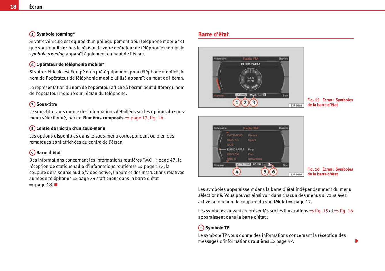 Seat Media System E Guide d'instructions