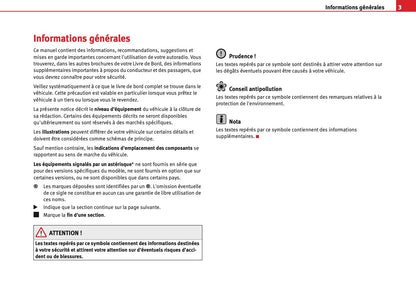 Seat Radio Adagio Guide d'instructions