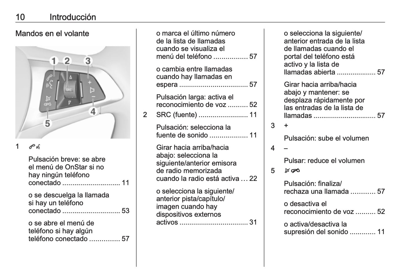 Opel Adam Manual de infoentretenimiento 2017 - 2019