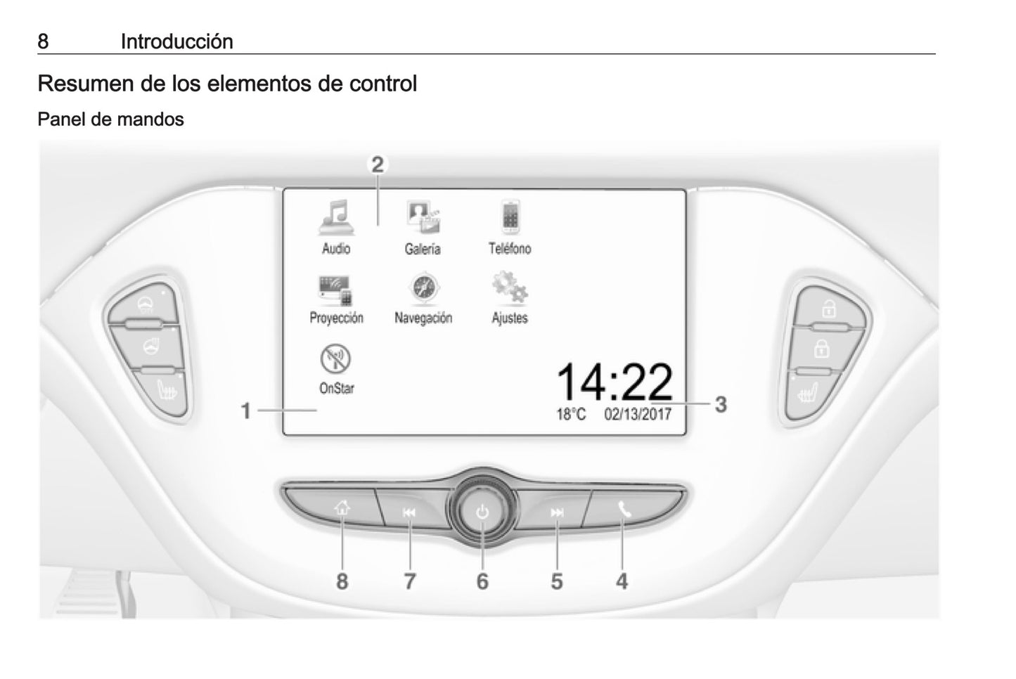 Opel Adam Manual de infoentretenimiento 2017 - 2019