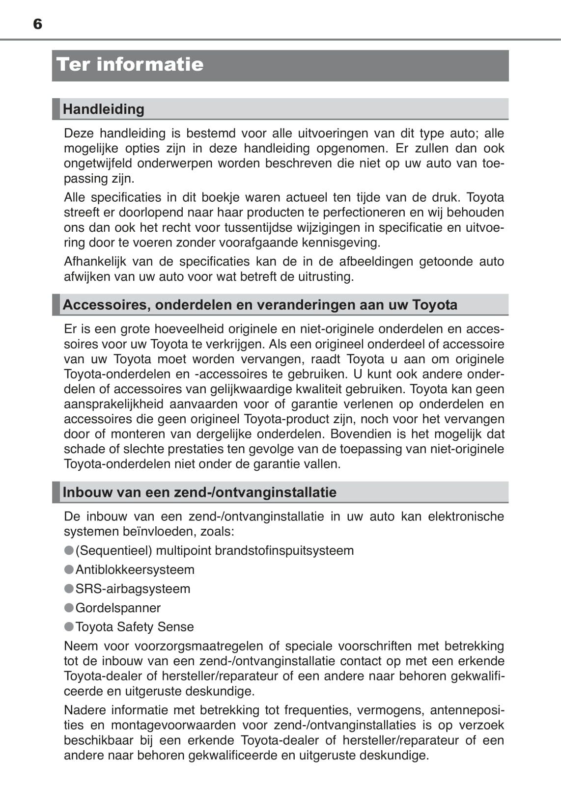 2015-2017 Toyota Aygo Bedienungsanleitung | Niederländisch