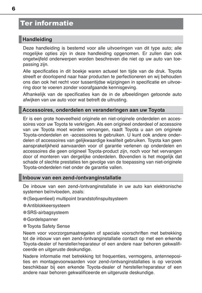 2015-2017 Toyota Aygo Bedienungsanleitung | Niederländisch
