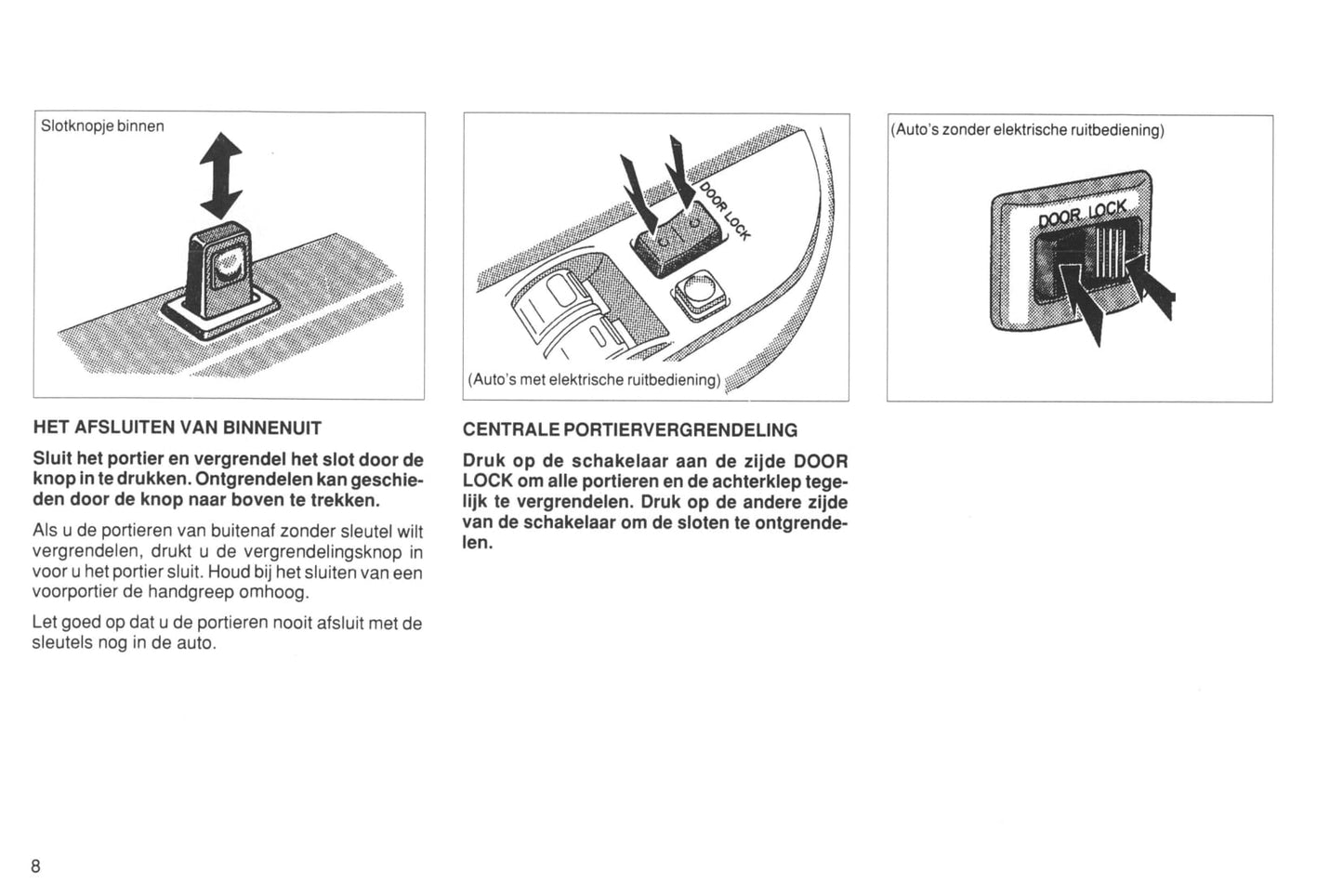 1990-1991 Toyota Starlet Owner's Manual | Dutch