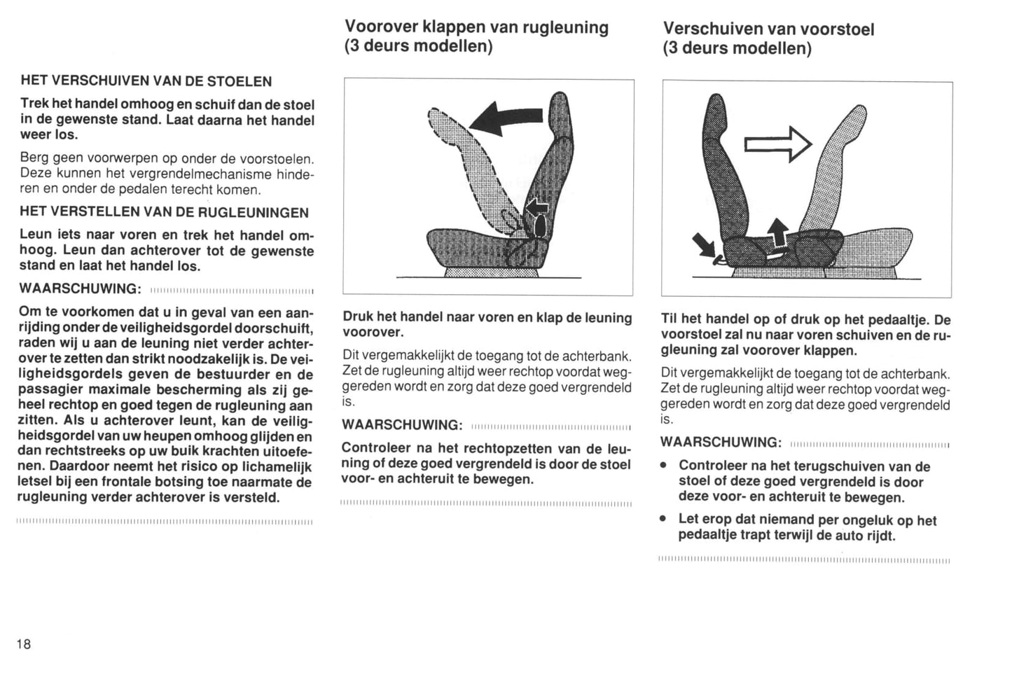 1990-1991 Toyota Starlet Owner's Manual | Dutch