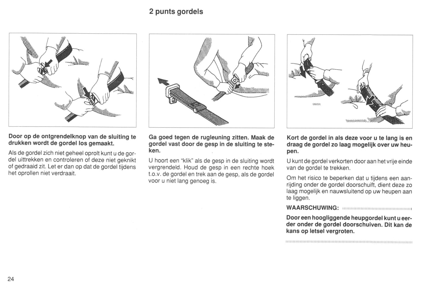 1990-1991 Toyota Starlet Owner's Manual | Dutch