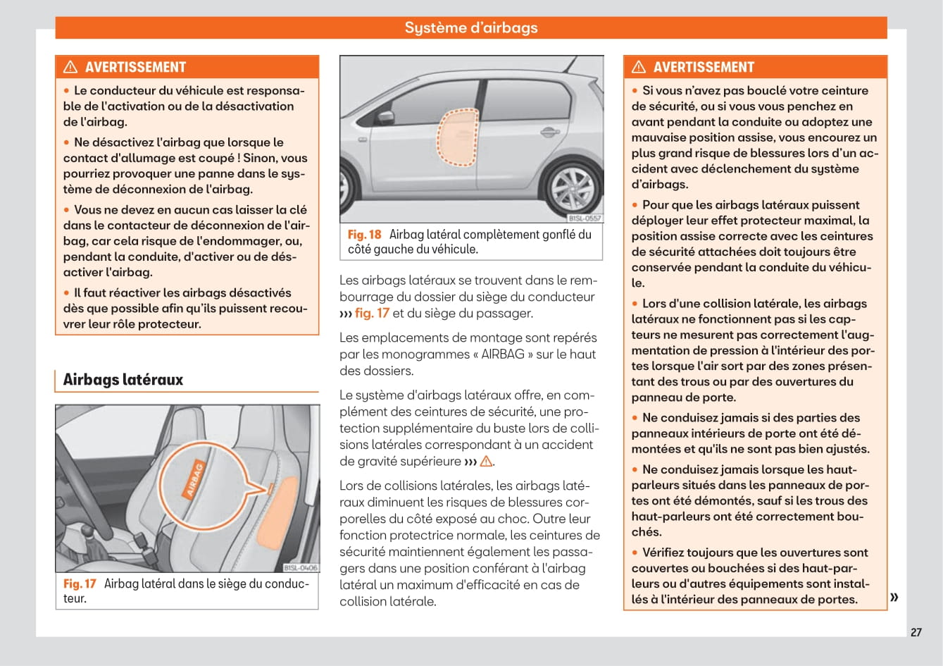 2019-2023 Seat Mii Bedienungsanleitung | Französisch