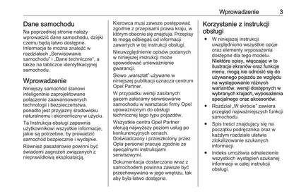 2016 Opel Adam Owner's Manual | Polish