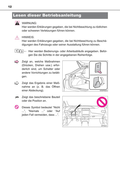 2016-2017 Toyota Prius Bedienungsanleitung | Deutsch