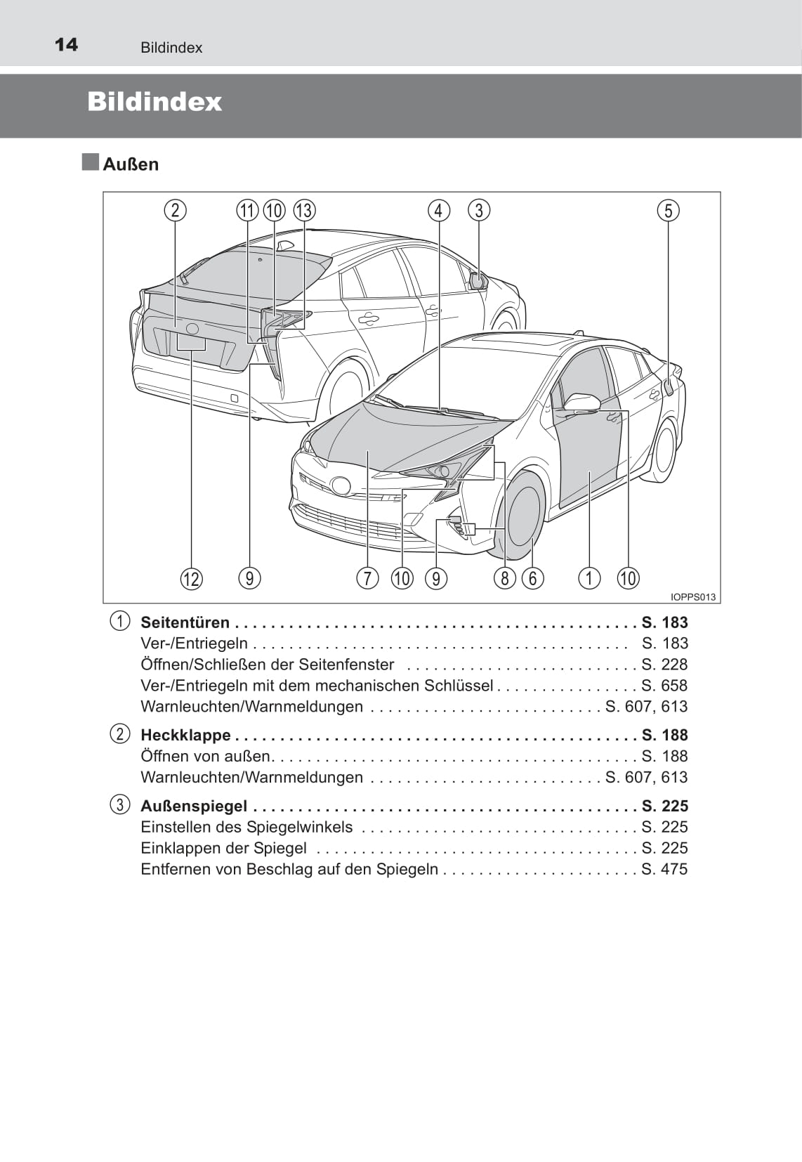 2016-2017 Toyota Prius Bedienungsanleitung | Deutsch