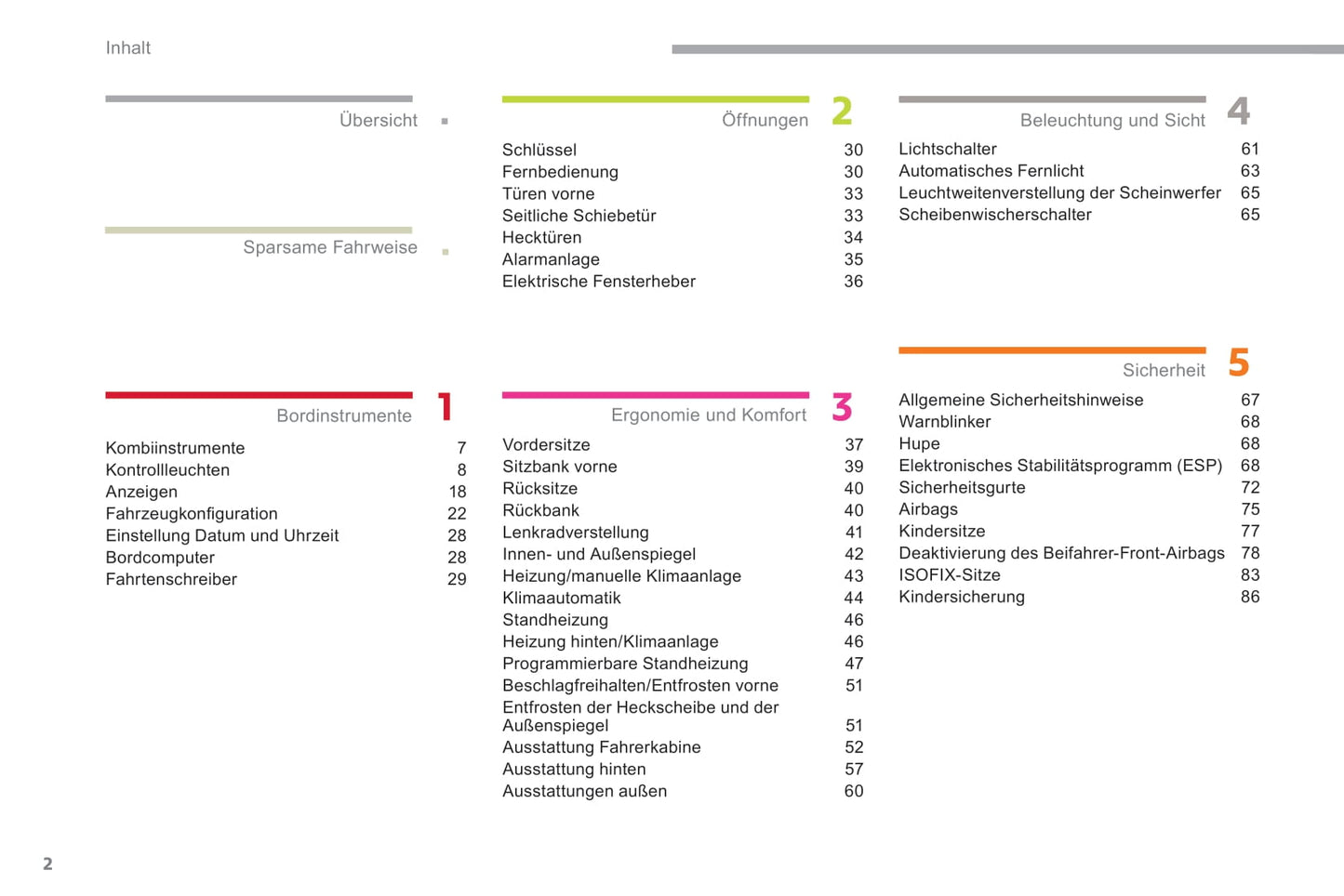 2017-2019 Citroën Jumper/Relay Owner's Manual | German