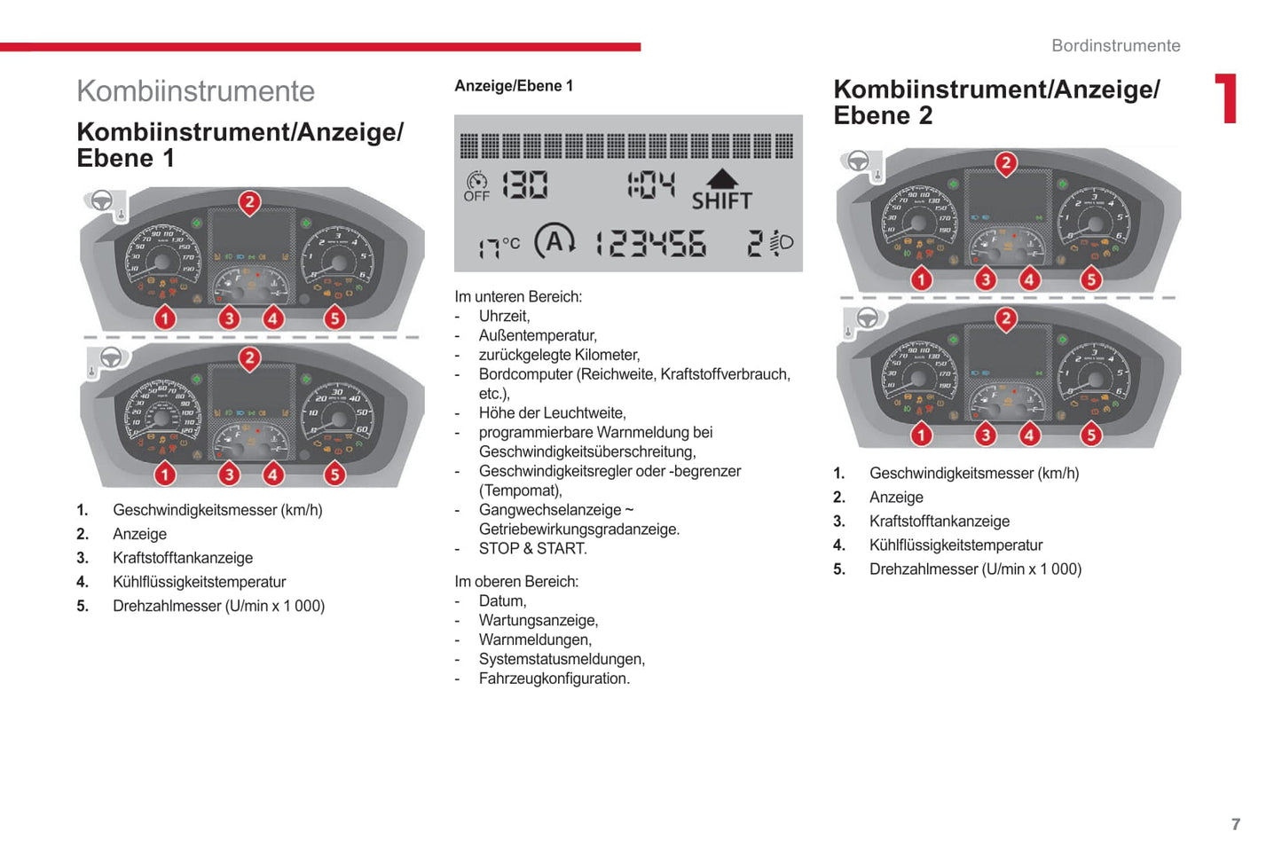 2017-2019 Citroën Jumper/Relay Owner's Manual | German