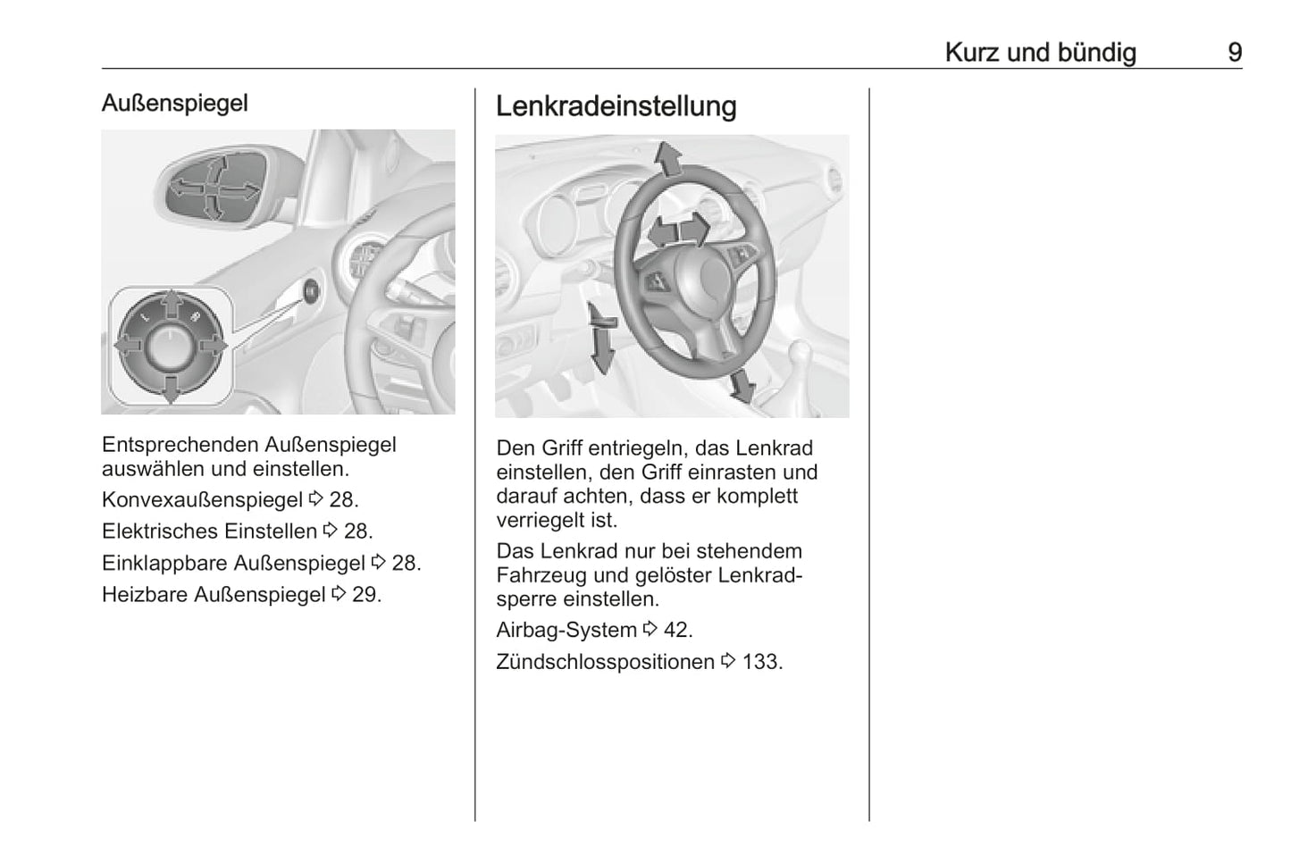 2018-2019 Opel Adam Bedienungsanleitung | Deutsch