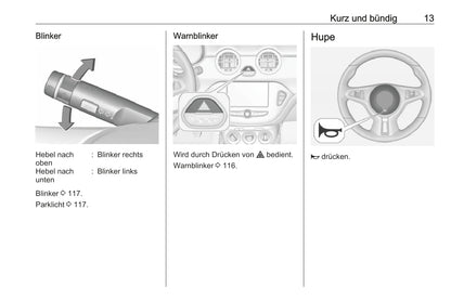 2018-2019 Opel Adam Owner's Manual | German