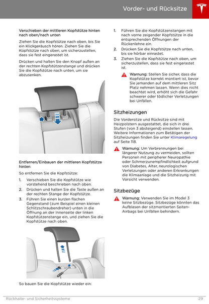 2019 Tesla Model 3 Owner's Manual | German